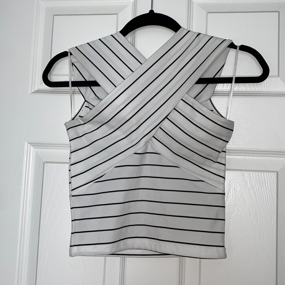 Zara Ribbed off the Shoulder Top